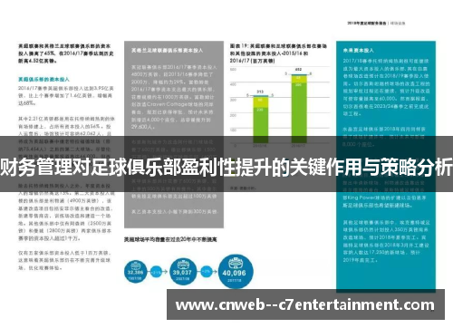 财务管理对足球俱乐部盈利性提升的关键作用与策略分析